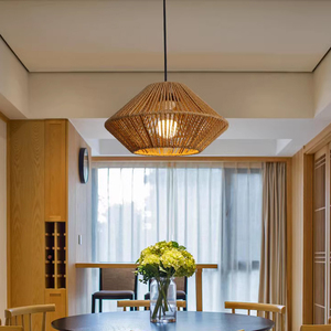 Hiện đại ven biển/Victorian/sang trọng ánh sáng mặt dây chuyền cỏ dệt Đèn Mây bóng râm cho nhà hàng bar cà phê cửa hàng nhà bếp ánh sáng Trần - Product Image 3