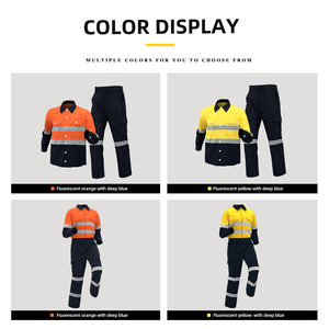 Tute da Lavoro ad Alta Visibilità di Alta Qualità, Uniformi di Sicurezza Traspiranti per <span class=keywords><strong>Uomo</strong></span>, Abbigliamento da Lavoro Personalizzato per <span class=keywords><strong>Officina</strong></span> - Product Image 3