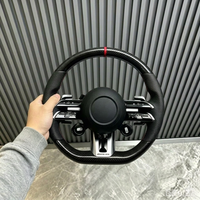 Volante de Auto Personalizado de Cuero Genuino de Alta Calidad para Mercedes AMG S63 S65 E53 E63 C43 C63 A35 A45 CLA35 CLA45 G63