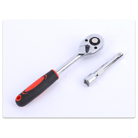 Juego de Llaves de Trinquete Duraderas de 12 Piezas CR-V, Varilla de Extensión de 1/4'', Juego de Herramientas Manuales con Caja de Herramientas, Personalizable OEM, Accionamiento de 6''