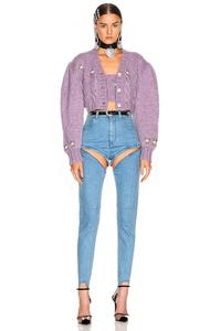 Jeans <span class=keywords><strong>de</strong></span> Moda para Mujer LEDUO con Cierre <span class=keywords><strong>de</strong></span> Cremallera en la Entrepierna, Botón <span class=keywords><strong>de</strong></span> Apertura y Cierre, Detalles <span class=keywords><strong>de</strong></span> Tirantes Elásticos Extraíbles - Product Image 5