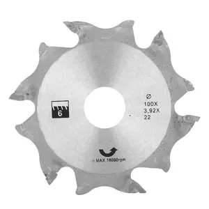 Multifunctional 4inch/100mm carbide biscuit jointer blade 6 tooth Anti-kickback for woodworking