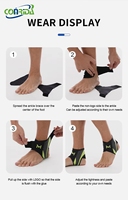 Chevillère de Compression Élastique, Bandages de Soutien Sportif pour une Protection Complète et la Prévention des Blessures