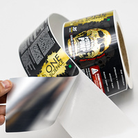 Étiquettes personnalisées pour bouteilles de cosmétiques, étiquettes en papier, étiquettes en vinyle, autocollants dorés, étiquettes adhésives imperméables, forme personnalisée, OEM/ODM disponible