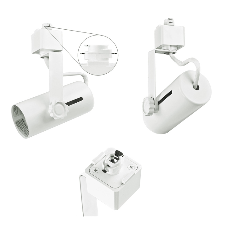 VAKESUN V-TF-1 3 Wire Track Fixture E26 E27 for US & Canada 2 Years Warranty White Black H Track Holder For PAR20 PAR30 PAR38