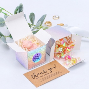 <b>Wholesale</b> Cheap Custom Foldable Cardboard <b>Boxes</b> Matt Lamination 5x5x5cm 10x10x10cm for Candy Gift Packaging <b>Small</b> Business - Product Image 3