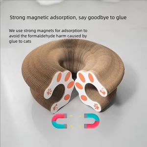 Rascador para Gatos en Forma de Órgano, con Campana y Bola, Conveniente, Creativo, Corrugado, Resistente al Desgaste, Plegable, Juguete para Gatos - Product Image 3