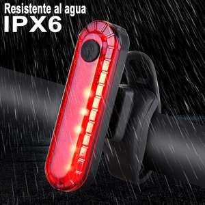 Custom Logo Promotional Gift Cycling <b>Light</b> COB LED <b>USB</b> <b>Rechargeable</b> 4 Modes High Brightness Universal Elastic Strap Rear Lamp - Product Image 5