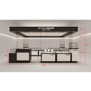 Nouveau magasin de détail bijouterie design d'intérieur