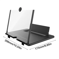 10 12 Inch Screen Magnifier 3d Hd Mobile Phone Magnifier Projector Screen for Movies Videos