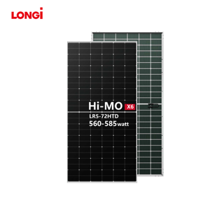 Longi LR5-72HTD HiMOX6โซลาร์เซลล์560W 565W 570W 575W 580W เทคโนโลยี144 W โมดูลแผงโซลาร์เซลล์ขายดี - Product Image 1