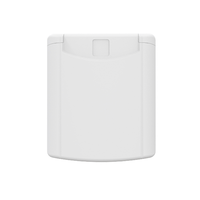 Boîtier d'interface pliable manuel multifonction en PC, protection étanche, cache-prise extérieur, accessoires pour camping-car
