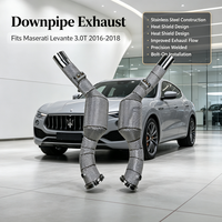 Collecteur d'échappement en acier inoxydable modifié à haut débit pour Maserati Levante 3.0T 2016-2018, réponse de turbine améliorée