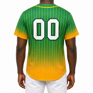 Grosir Jersey Baseball profesional cepat kering pakaian olahraga cetak sublimasi kustom dengan nomor nama tim untuk Softball bisbol - Product Image 3
