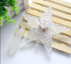 Albero di natale Topper Star Lights Twinkle Star illuminato Clear lampadina Treetop a cinque punte decorazione natalizia di <span class=keywords><strong>capodanno</strong></span> - Product Image 6
