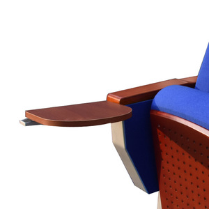 Silla de Cine MZ-918 de Aleación de Aluminio Azul con Reposabrazos para Uso en Auditorios y Teatros - Product Image 2