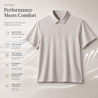Camisa Polo Casual de Negocios para Hombre JNEI, Protección UV y Aislamiento Térmico, Secado Rápido, para Uso en Exteriores, Cafeterías y Fines de Semana de Verano
