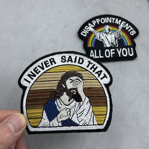 Vintage Nunca dije ese divertido Jesús Bordado Parche Gancho Bucle - Product Image 4