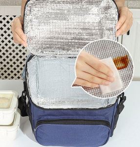 Leakproof Collapsible Insulated Cooler Bag Portable Foldable Soft Side Tote Hold With Adjustable Crossbody <b>Strap</b> Top <b>Clip</b> Handle - Product Image 4