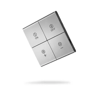 مفتاح جداري ذهبي ذكي يعمل ببطارية SQIVO اللاسلكية الذكية للمنزل تعمل بنظام تحكم ذاتي