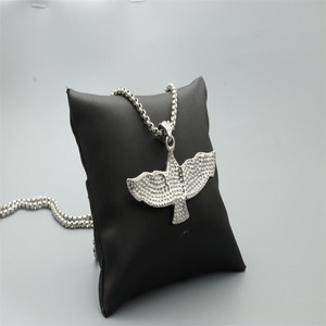 Collier avec pendentif aigle en argent tibétain, bijoux de mode unisexes, cadeau - Product Image 3
