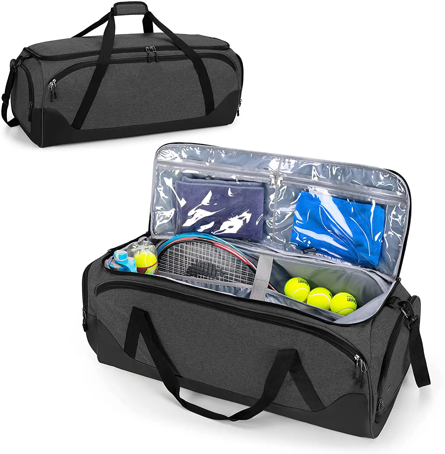 사용자 정의 조절 어깨 스포츠 Pickleball 슬링 가방 라켓 테니스 Padel 토트 캐리 가방 배드민턴 가방