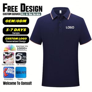 Camisetas Polo Personalizadas con Logotipo 100% Algodón para Hombre, Camiseta de Trabajo, Camisetas Polo Lisas para Uniforme, Camiseta Polo de Golf de Color Sólido para Hombre con Logotipo - Product Image 2