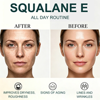 Huile Visage Hydratante et Nourrissante au Squalane et Vitamine E, à Base de Plantes, pour Soins Quotidiens – Marque Blanche