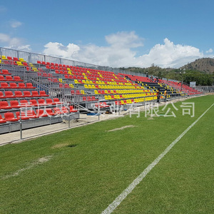 Sièges de tribune extérieurs pliables en métal pour événements sportifs – Couleurs personnalisables (rouge, bleu, violet, gris, vert, orange, noir) - Product Image 1