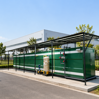 Station de traitement des eaux usées industrielles intégrée AO 1000m³/jour, automatique, robuste, avec pompe, moteur et technologie MBBR