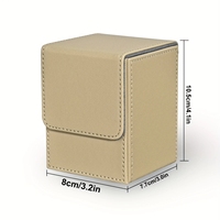 Boîte de rangement magnétique en cuir PU de haute qualité, fabriquée par Torson, pour cartes de sport TCG, jeux de cartes MTG Commander