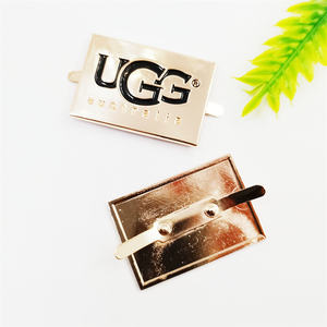 لوحة معدنية مع مخصص شعار محفورة شعار معدني ل محفظة - Product Image 1