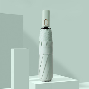 Paraguas plegable para coche, sombrilla con diseño personalizado, 8 varillas, 190T, con logotipo personalizado - Product Image 3