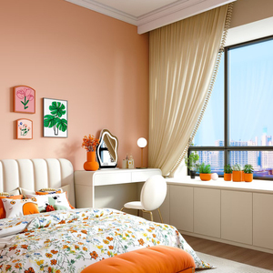 Revestimiento de Látex para Paredes Interiores, Colorido y Suave, Decoración de Emulsión Acrílica, Colores para Paredes de Dormitorios, Pintura para Interiores de Casas - Product Image 6