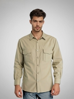 Chemise personnalisée multi-poches tout-terrain ; vêtements de travail de style militaire respirants, hydrofuges et anti-UV, à manches longues et courtes.