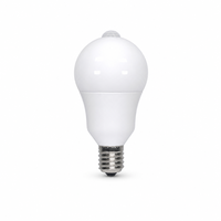 Ampoule LED avec capteur de mouvement PIR E26 E27 B22, lampe activée par le mouvement, 4.4W 6W 13.3W 90-260V CRI 90 pour couloir, escalier, garage