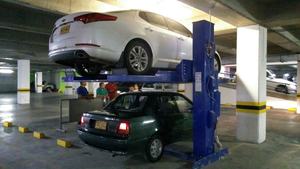 गर्म बिक्री उच्च गुणवत्ता 2-पोस्ट झुकाव मंच कार स्टेकर पार्किंग लिफ्ट - Product Image 6