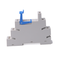 Relais miniature AC/DC électromagnétique à visser RY-ELE 41F-2Z-C2-1, étanche, en PA66+GF20, 16A 250VAC, bipolaire 2CO DIN
