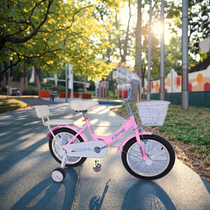 4-10 ans Filles <span class=keywords><strong>14</strong></span> <span class=keywords><strong>pouces</strong></span> à vitesse unique Frein à disque pour enfants Nouveau vélo bébé 12 <span class=keywords><strong>pouces</strong></span> pour filles de 5 ans Fourche en acier - Product Image 4