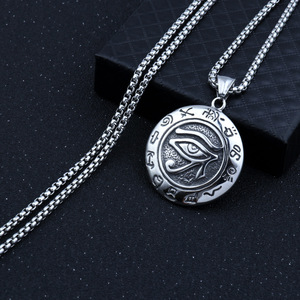 Collar con Colgante del <span class=keywords><strong>Ojo</strong></span> de Horus, Símbolo <span class=keywords><strong>Egipcio</strong></span> Antiguo, Collar para Hombre, Colgantes, Amuletos - Product Image 6