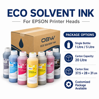 Encre éco-solvant résistante aux intempéries pour imprimante I3200 DX5, étiquette personnalisée pour boîte, impression publicitaire extérieure longue durée