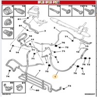 Tuyau de direction assistée de haute qualité pour 407 607 407SW 2004-2010 OE 4014NF, pièces automobiles à montage direct