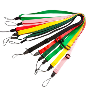 Cordón de Poliéster de Color Sólido con Longitud Ajustable y Hebilla Deslizante de Plástico para Teléfono Móvil, Cámara, Llavero - Product Image 2