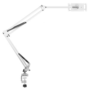 Supporto Universale Regolabile Impermeabile Portatile con Braccio Lungo in Alluminio per <span class=keywords><strong>Tablet</strong></span> <span class=keywords><strong>da</strong></span> <span class=keywords><strong>Letto</strong></span> e Scrivania, Bianco e Nero 1 - Product Image 6
