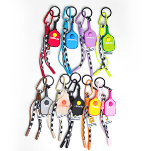Pendentif souvenir pour équipe de pickleball, porte-clés en silicone avec logo personnalisé, article sportif pour achat groupé - Product Image 2