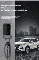 Boîtier de chargeur OEM JIUHONG YHX-EV 7kw 11kw 22kw IP65 étanche, ignifuge V0, nouvelle station de recharge murale pour véhicules électriques