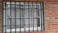 Grilles de fenêtre en acier galvanisé de sécurité de luxe populaires, design fixe