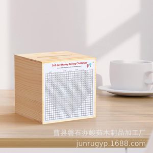 Hucha de madera DIY para niños de 5 a 7 años con diseño de regreso a clases - Product Image 3