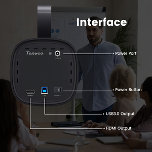 Camera cảm biến 4/3 lớn 4K60 Zoom 3 + 16X, được thiết kế để phát trực tiếp/phát trực tiếp không có độ trễ 7x24 - Product Image 6