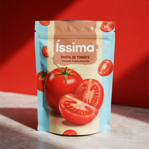 Emballage de sauce tomate Emballage alimentaire de qualité alimentaire Sac <span class=keywords><strong>debout</strong></span> Pochette à fermeture éclair Vente chaude Emballage de ketchup - Product Image 4
